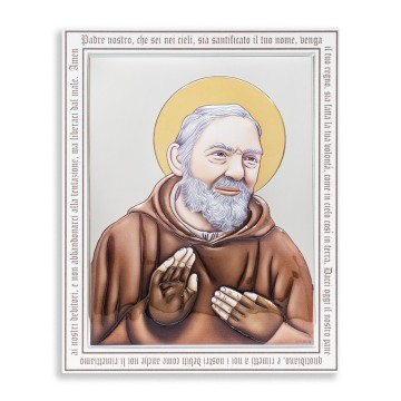 Saint Pio Plaque with Our...