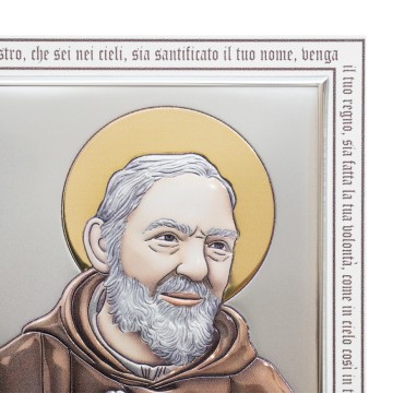 Saint Pio Plaque with Our...