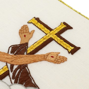 Chalice Pall in Linen with...