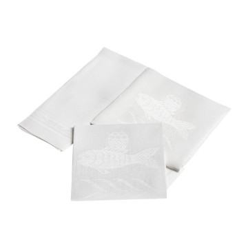 Pure Linen Mass Set with...