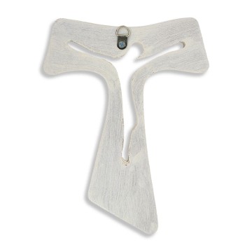 Tau Crucifix in MDF Wood...