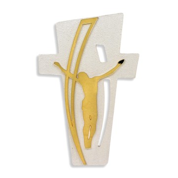 MDF Crucifix with Gold...