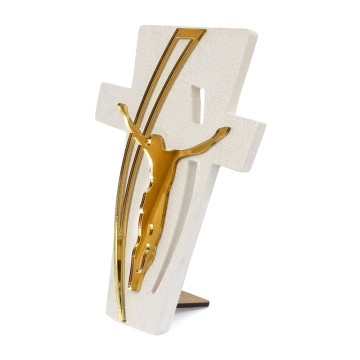 MDF Crucifix with Gold...