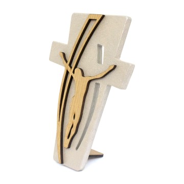 MDF Crucifix with Oak Christ