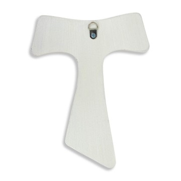 Tau Crucifix with Oak...