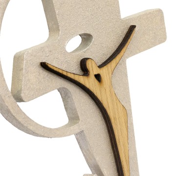 Wooden MDF Crucifix with...