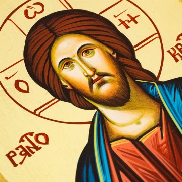 Hand-Painted Christ...