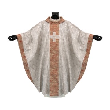 Ivory Priest Chasuble with...