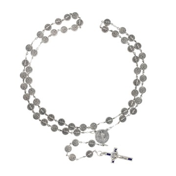 Blue St. Benedict Crucifix,...