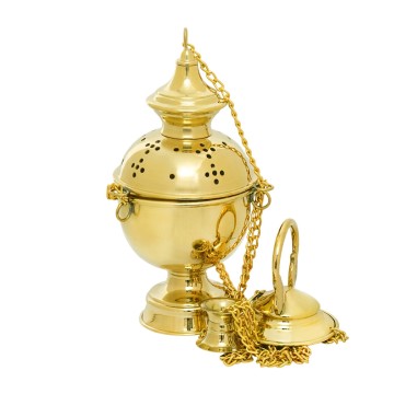Polished Brass Thurible and...
