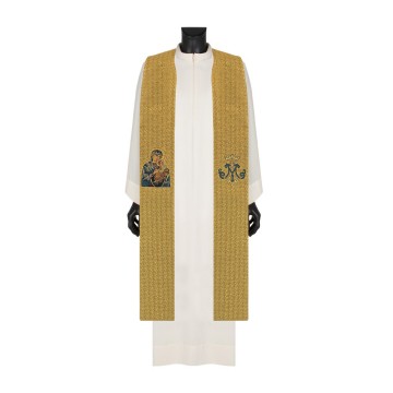 Gold Embroidered Our Lady...