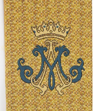 Gold Embroidered Our Lady...