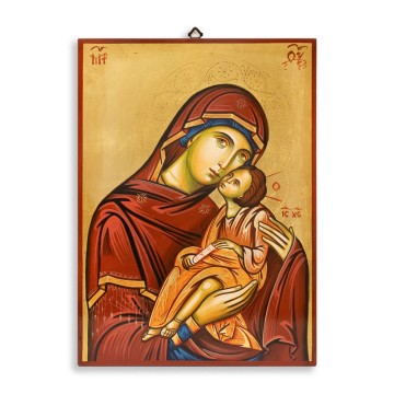 Hand-Painted Madonna and...