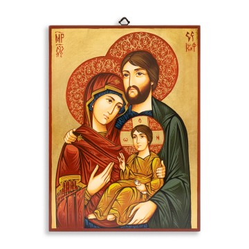 Hand-Painted Holy Family...