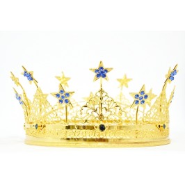 Crown in Gilded Brass with...