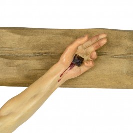 Wooden cross with Nazarene...