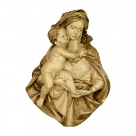 Bas-relief of Madonna and...