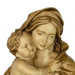 Bas-relief of Madonna and...