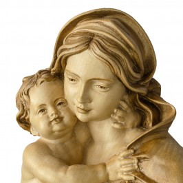 Bas-relief of Madonna and...