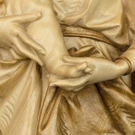 Bas-relief of Madonna and...