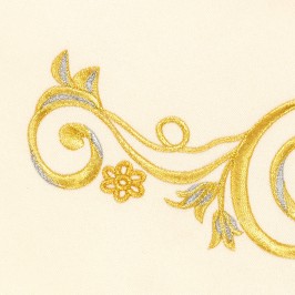 Ivory Humeral Veil JHS...