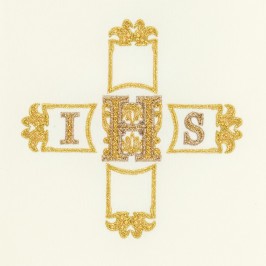 Priest stole JHS and Cross