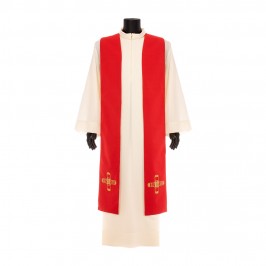 Priest stole JHS and Cross