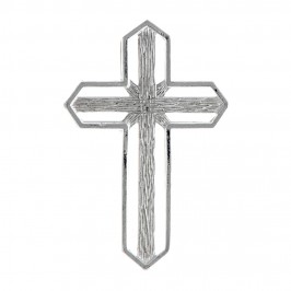 Deacon Cross Pin in Silver