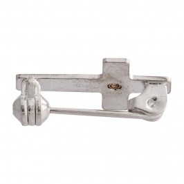 Cross Pin in 925 Silver