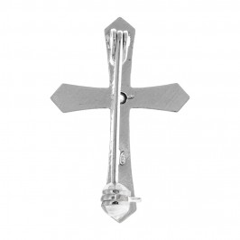 Clergyman Cross Pin in Silver