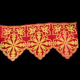 Valance Trim with Cross 35 cm