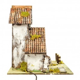 Farmhouse with Cave and Light