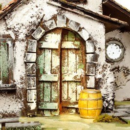 Farmhouse with Cave and Light