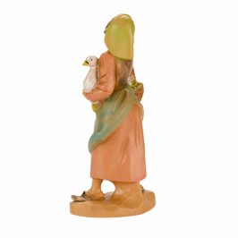 Shepherdess with Goose...