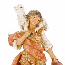 Boy with Lamb Fontanini 11 cm