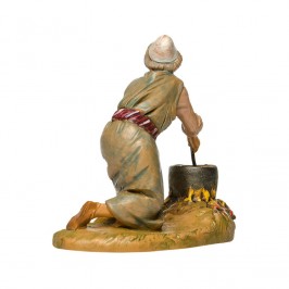 Kneeling Shepherd Cooking