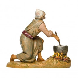 Kneeling Shepherd Cooking