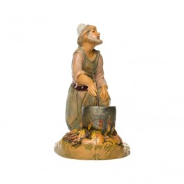 Kneeling Shepherd Cooking