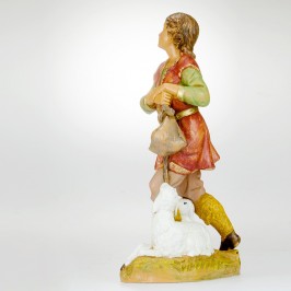 Shepherd with Cane and...