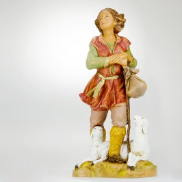 Shepherd with Cane and...