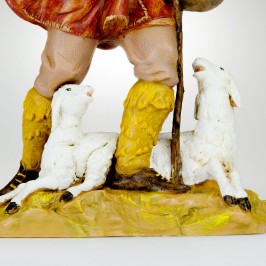 Shepherd with Cane and...