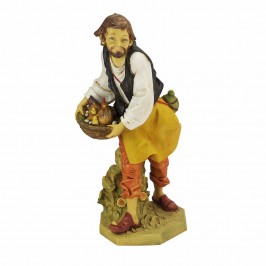 Shepherd with Hen Fontanini...
