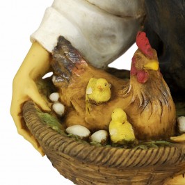 Shepherd with Hen Fontanini...