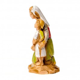 Woman Kneeling with Baby...