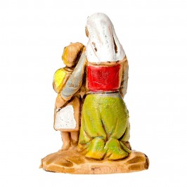 Woman Kneeling with Baby...