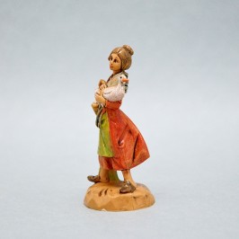 Shepherdess with Basket and...