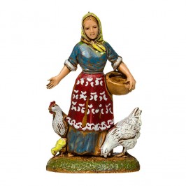 Farmer with Chickens for...