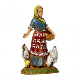 Farmer with Chickens for...