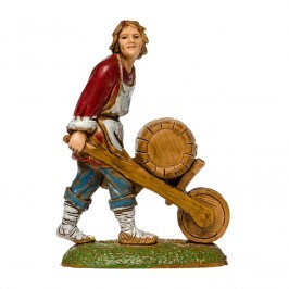 Man with Barrel for...