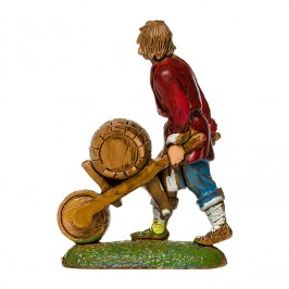 Man with Barrel for...